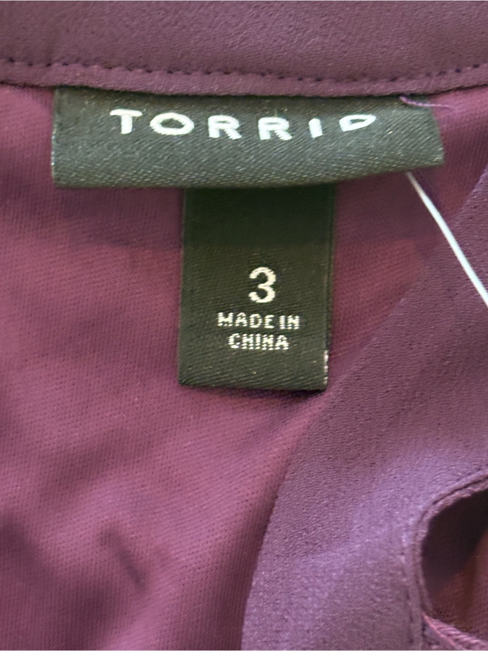 torrid Purple Lace Peplum Tank - Picture 3 of 4